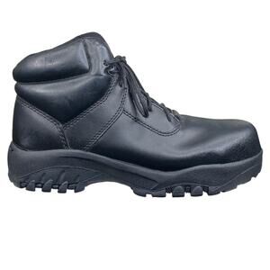 Worx X Red Wing Men’s Copper Black Leather Safety Toe Boot Size US 7.5